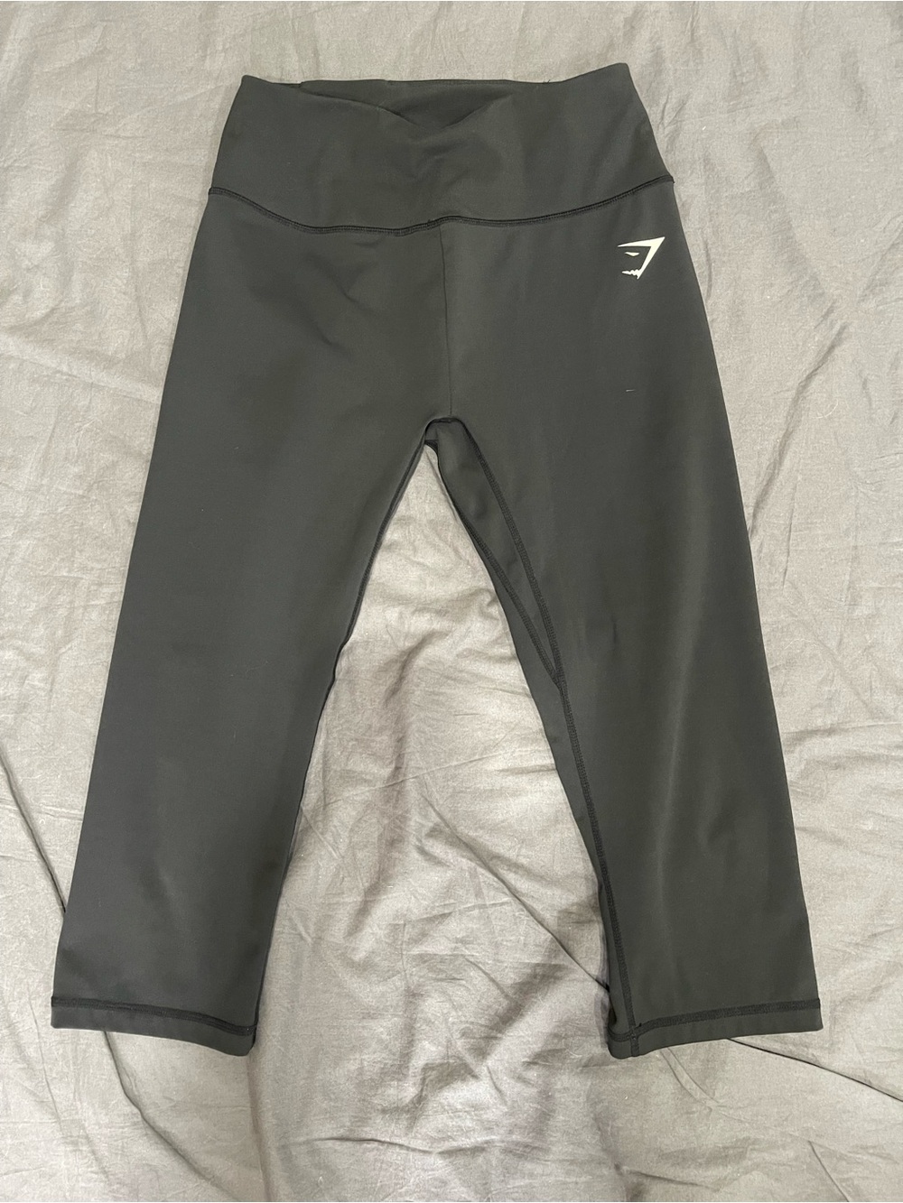 Gymshark Black High-Waisted Crop Leggings